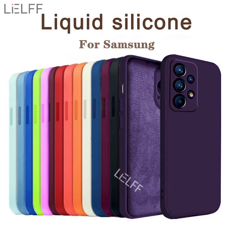 Ốp Điện Thoại Silicon Dẻo Vuông Chống Sốc Bảo Vệ Camera Cho Samsung Galaxy A32 A52 A51 A72 A73 A53 A33 4G 5G