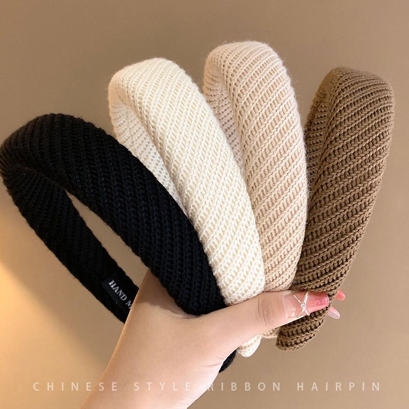 Băng Đô Dệt Kim Thời Trang Thu Đông Hàn Quốc