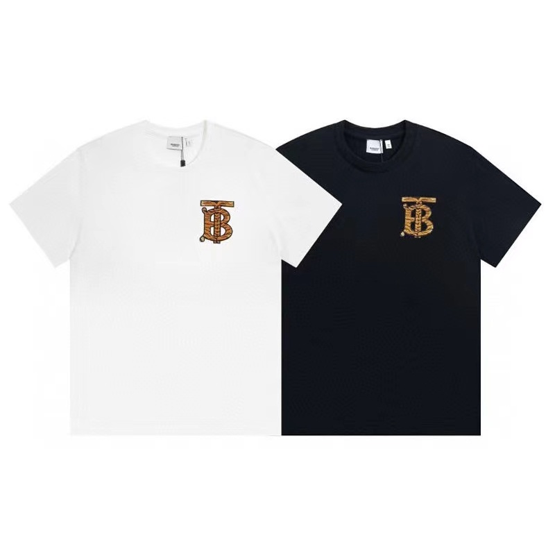 Áo Thun Burberry Tay Ngắn In Hoạ Tiết Hổ Kiểu Dáng Đơn Giản Trẻ Trung