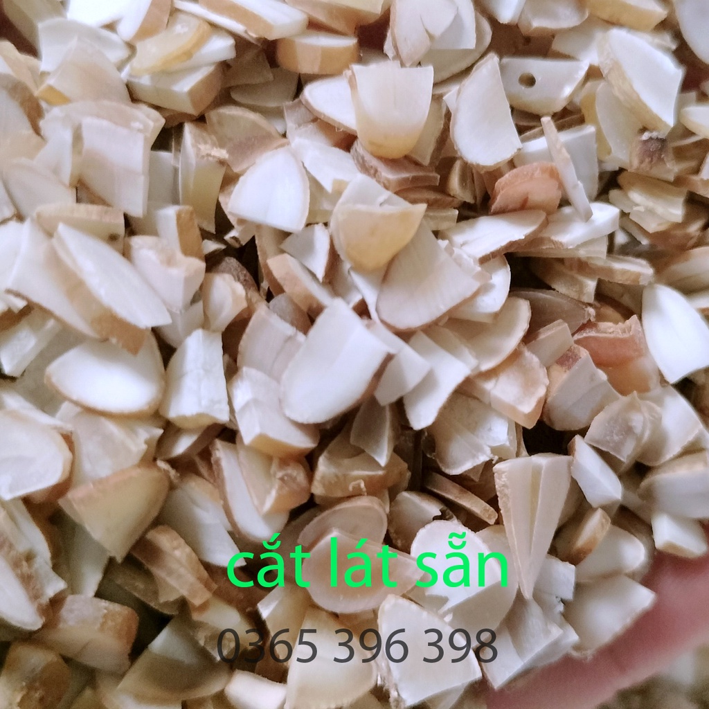 Hạt sành  dạ dày hạt già ruột trắng 1 gói 10 hạt cắt lát sẵn