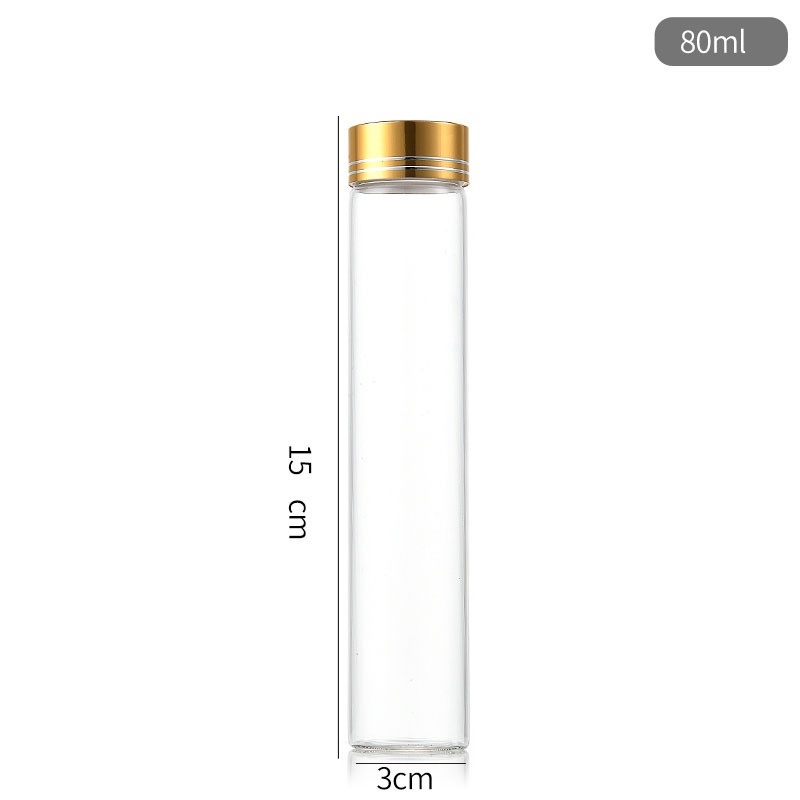 10 Lọ (Hũ) thủy tinh đựng vòng trầm hương , đựng đồ kích thước 3*15cm, 3*20cm