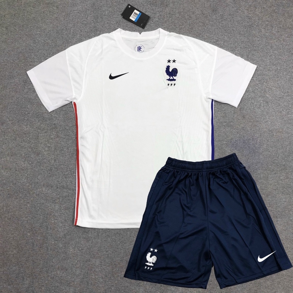Áo bóng đá Đội Tuyển Pháp -MẪU Vải Polyeste Siêu Thoáng-Siêu Bền