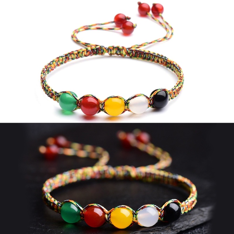 Vòng Tay Chuỗi Hạt Đá Tự Nhiên Nhiều Màu Thời Trang Cho Nữ