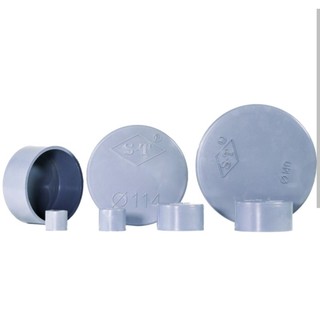 Nắp chụp, nắp bịt trơn ống nước nhựa pvc phi 114, phi 140, phi 168 phụ kiện ống nước