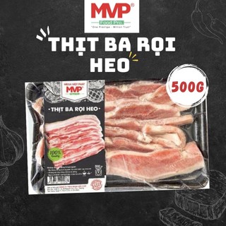 Ba rọi heo rút sườn mega việt phát - ba chỉ heo nhập khẩu 500g