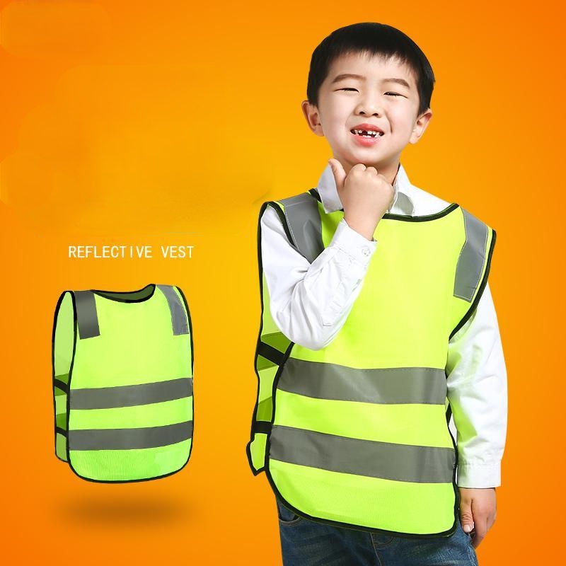Áo phản quang trẻ em áo phản quang trẻ em áo phản quang học sinh tiểu học áo phản quang an toàn giao thông