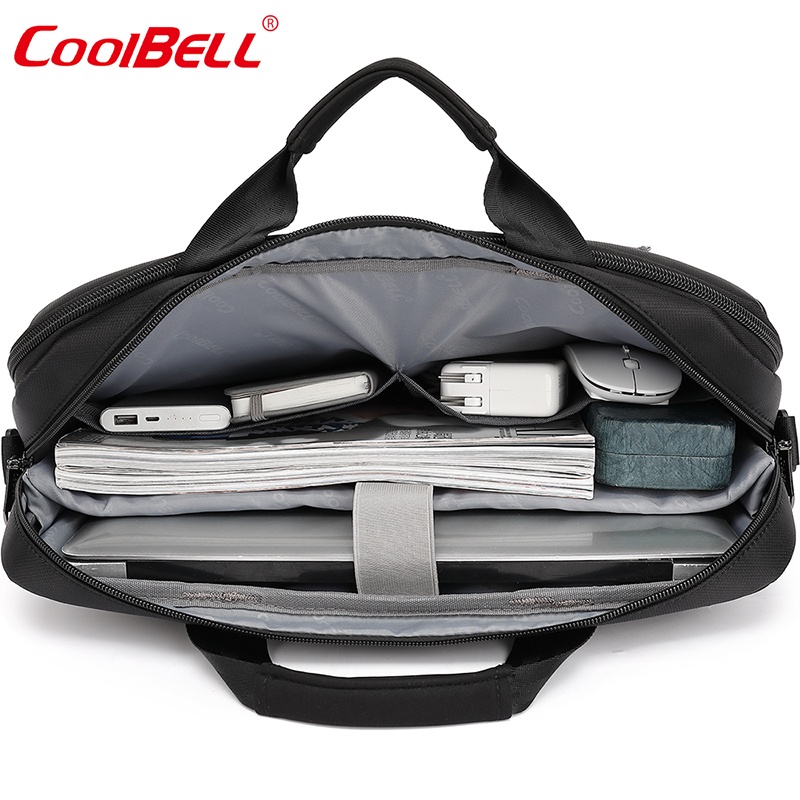 Cặp Laptop CoolBell CB 2113-15.6in, Thời Trang Nam Nữ Cao Cấp, Đi Học, Đi làm, Đi Chơi, Du Lịch, Trượt Nước - BH 3 Năm