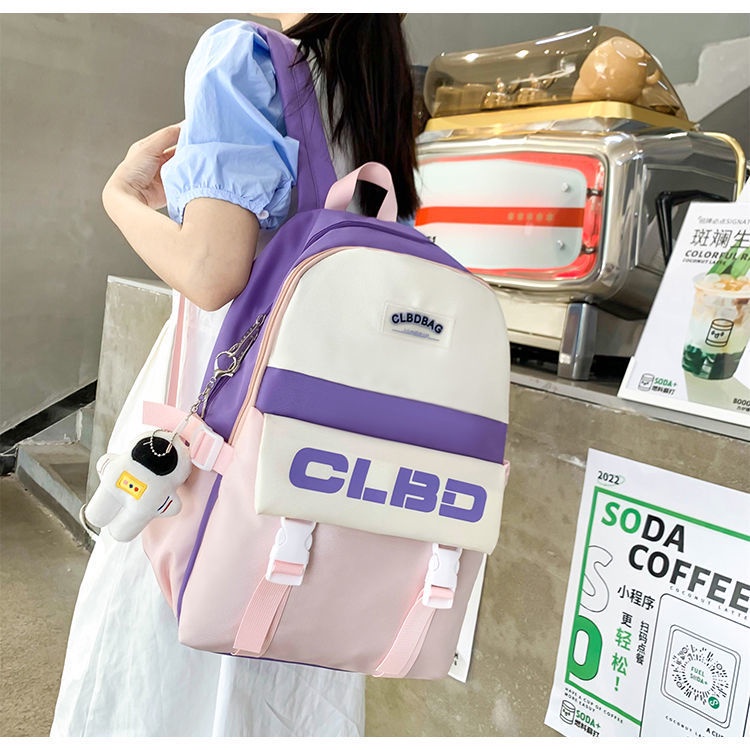 ( Combo 4 sản phẩm ) Balo nữ thời trang phong cách Hàn Quốc dày dặn chống thấm nước BEE GEE BLTT43534