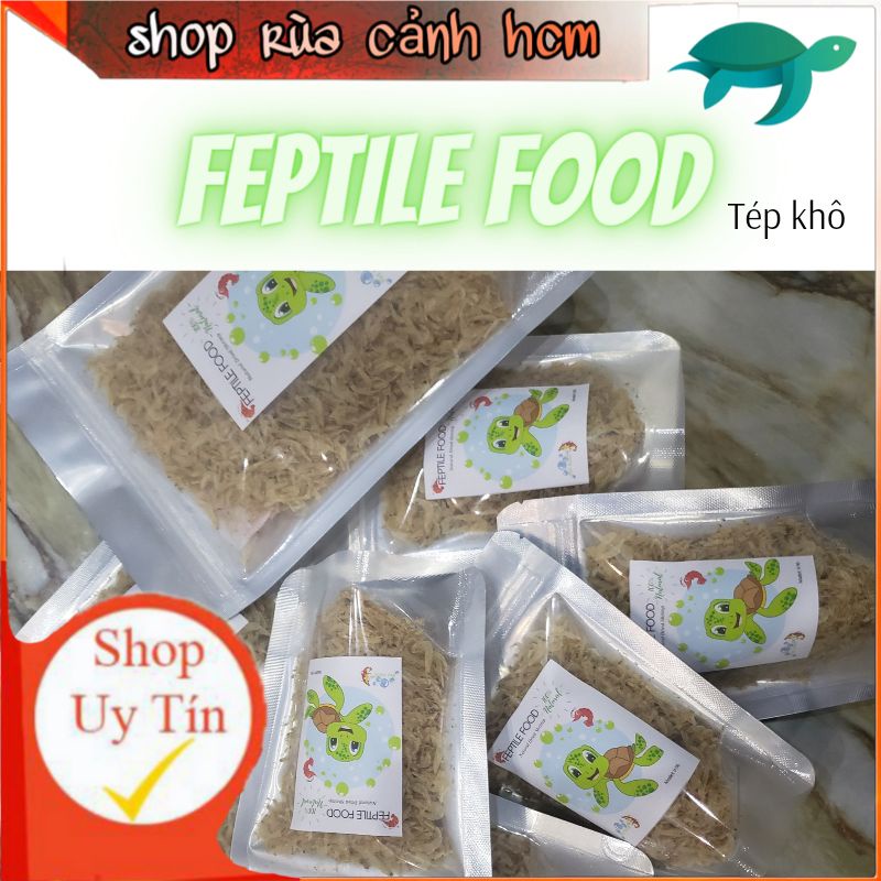 Thức ăn Tép khô 500ml bổ sung VITAMIN cho rùa & bò sát