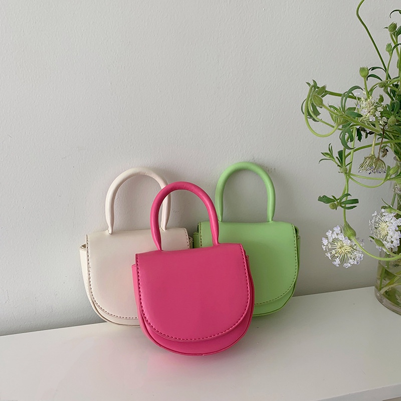 Túi Xách Mini Màu Sắc Đơn Giản Cho Nữ