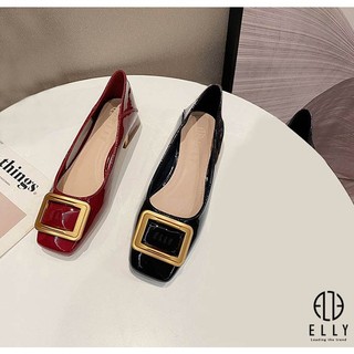 [Quà tặng giáo viên cao cấp sang trọng] Giày nữ cao cấp da thật  ELLY – EGT194