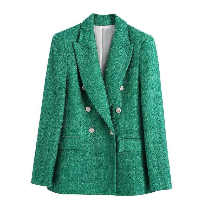 Áo vest zara màu xanh u mê