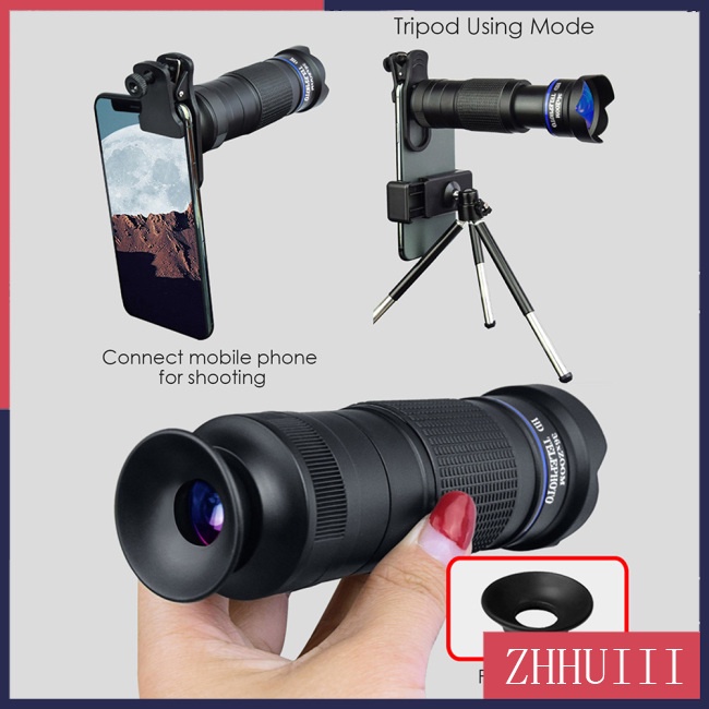 Ống Kính Điện Thoại Quay Lấy Nét 36x Dành Cho Concert Câu Cá Hd