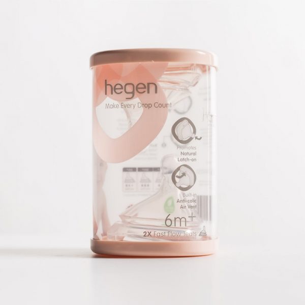 Núm ty Hegen size L 6M+ (2 cái/hộp)