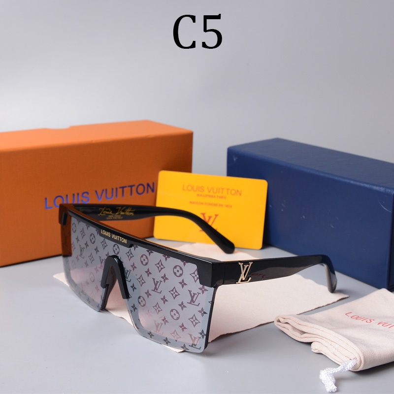 Kính Mát Thể Thao Chống Tia UV400 Hình Vuông Louis Vuitton Cổ Điển Cho Nam Nữ