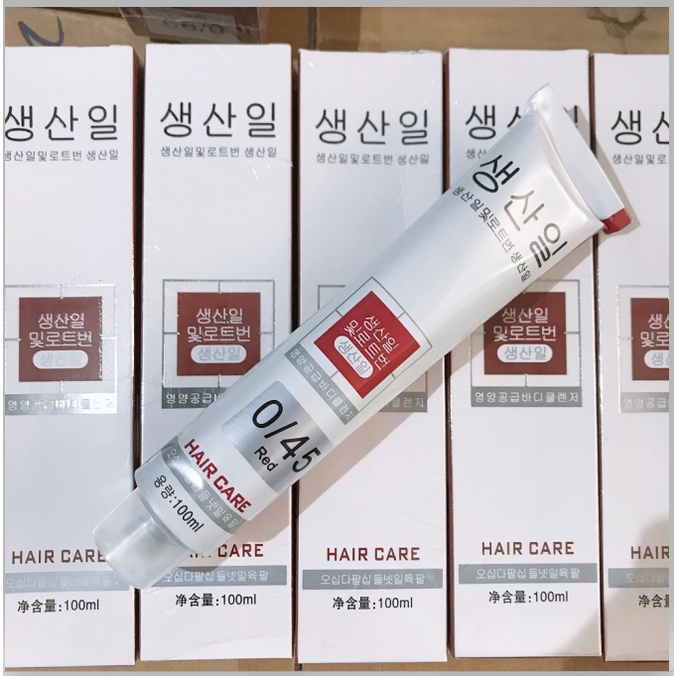 Thuốc Nhuộm Tóc Màu THAN CHÌ Không Tẩy | lên tôn sáng da có oxi tặng kèm