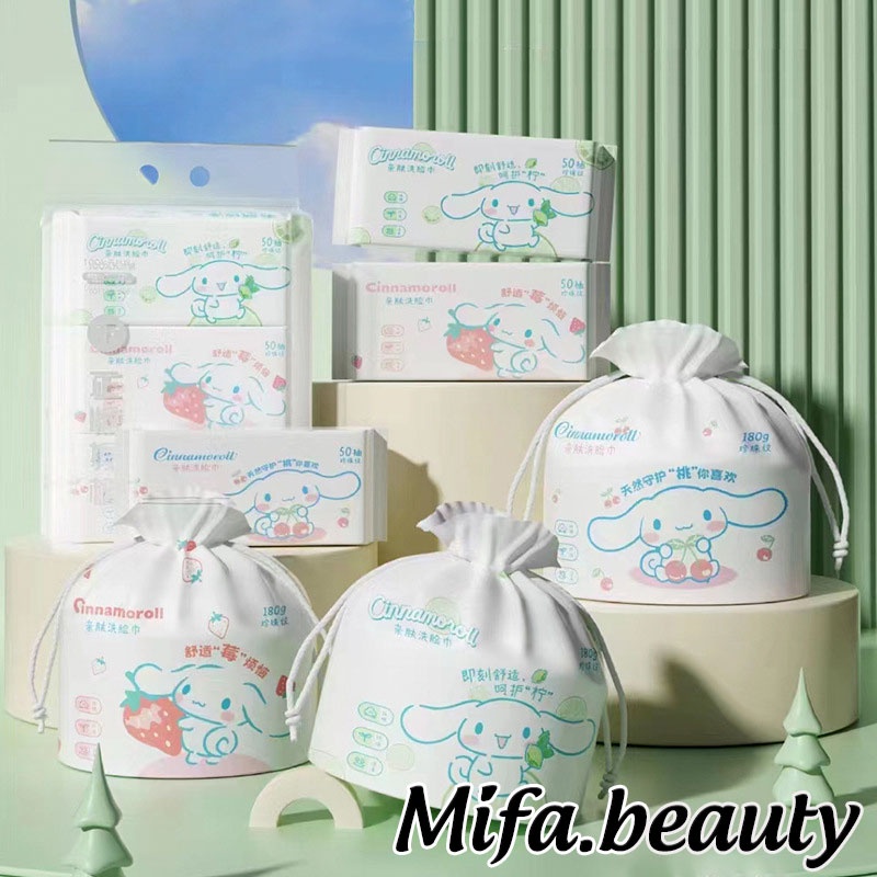 Khăn Mặt Cuộn Có Thể Lau Khô, Lau Ướt, Tẩy Trang - Giấy Cuộn Lau Mặt Dùng Một Lần Tiện Dụng 100% Bông Tự Nhiên