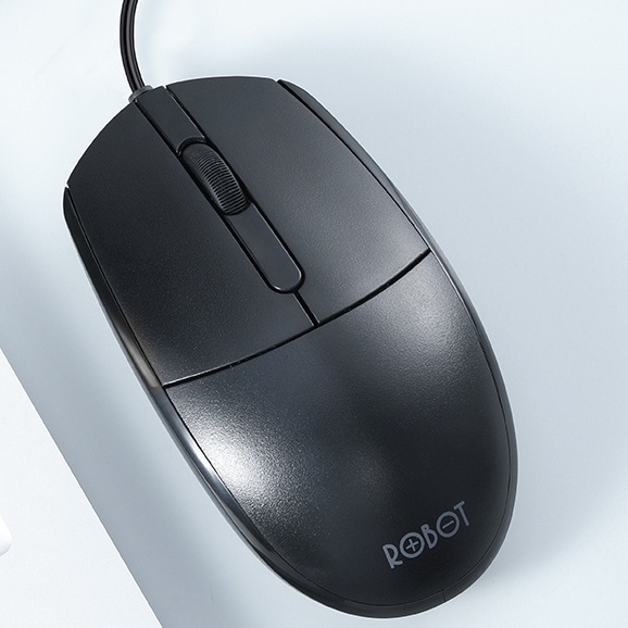CHUỘT VĂN PHÒNG KẾT NỐI CÓ DÂY ROBOT M120 - ĐỘ PHÂN GIẢI 1000 DPI DÙNG TRONG VĂN PHÒNG - BẢO HÀNH 12 THÁNG