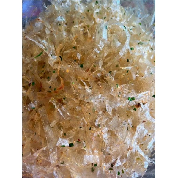 Bánh tráng sợi trộn muối hành Long An