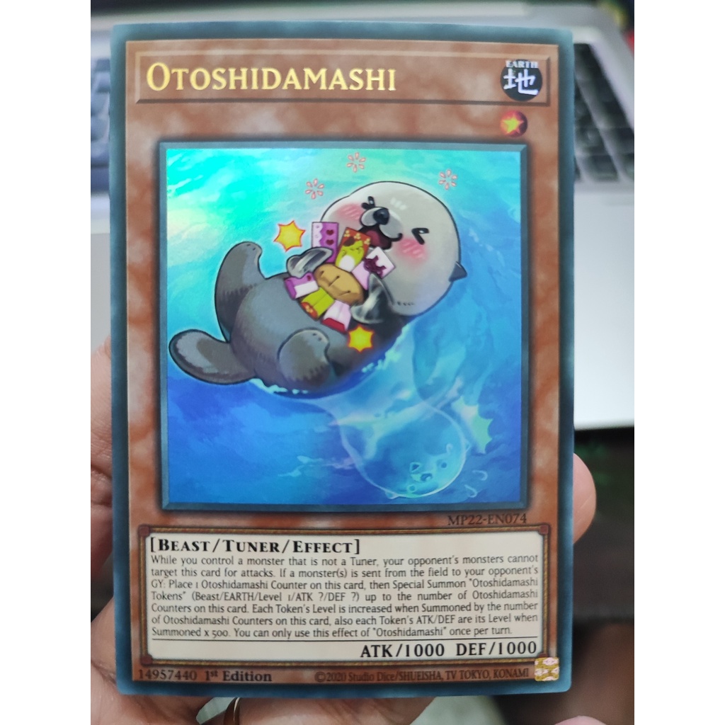 1 lá thẻ bài Otoshidamashi - MP22-EN074 - Ultra Rare 1st Edition
