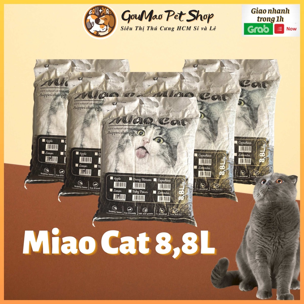 Cát vệ sinh cho mèo Petland Miao - Cát đất sét 8,8L