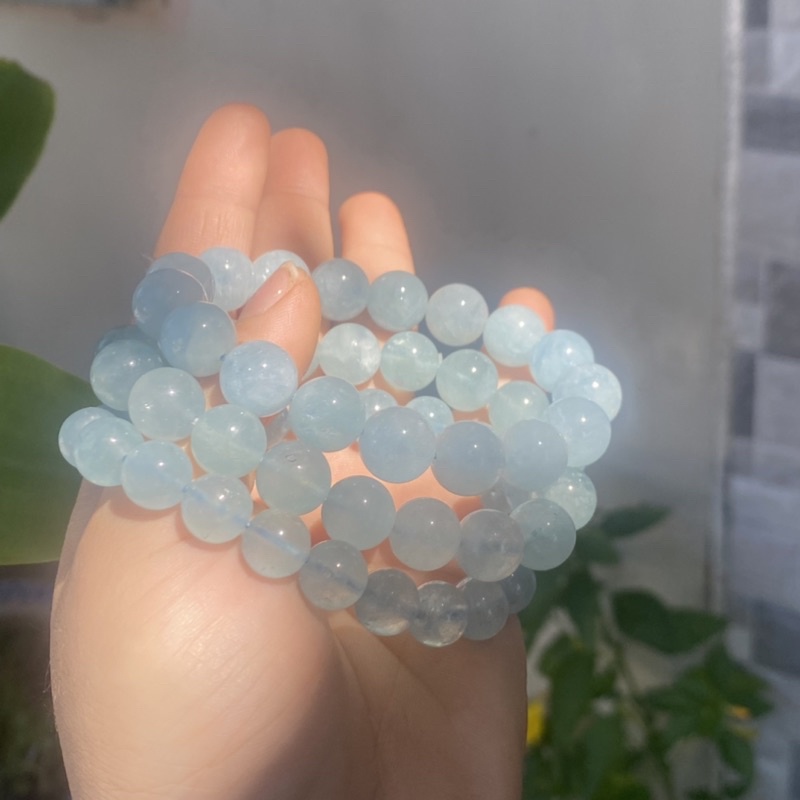 Vòng tay đá Aquamarin tự nhiên