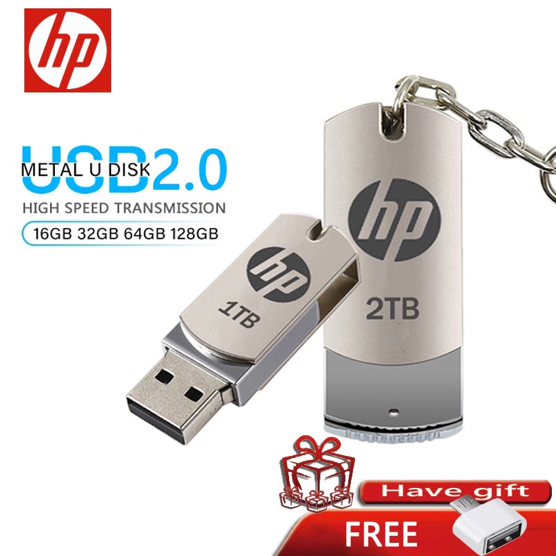 Hp Ổ Đĩa flash USB 256GB 128GB 512GB 1TB 2TB 64GB 32 16GB 8GB 4GB 2GB 1GB Có Móc Khóa