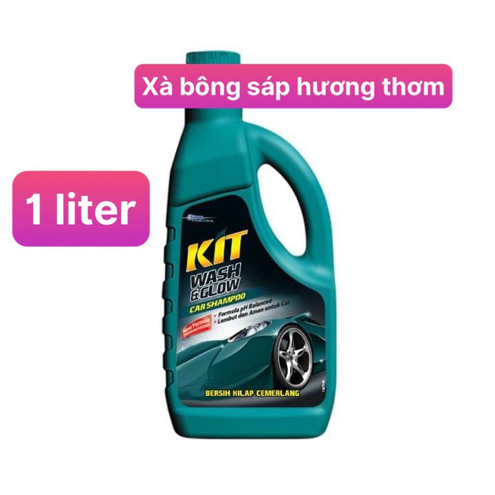XÀ BÔNG RỬA XE kit - WASH &amp; WAX BOTOL ( CAM ) (500 ml)