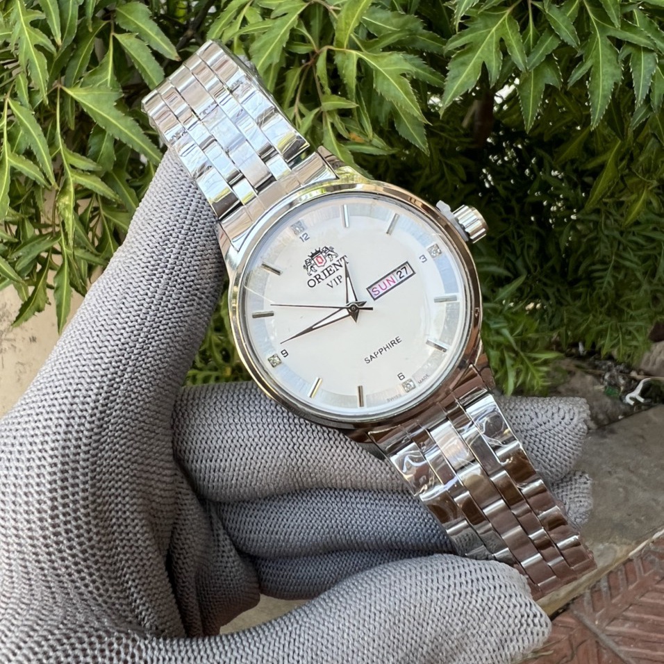 Đồng Hồ Nam Orient, Đồng hồ OR02 Nam, Dây thép đúc cao cấp, chống xước, chống nước thẻ bảo hành 12 tháng