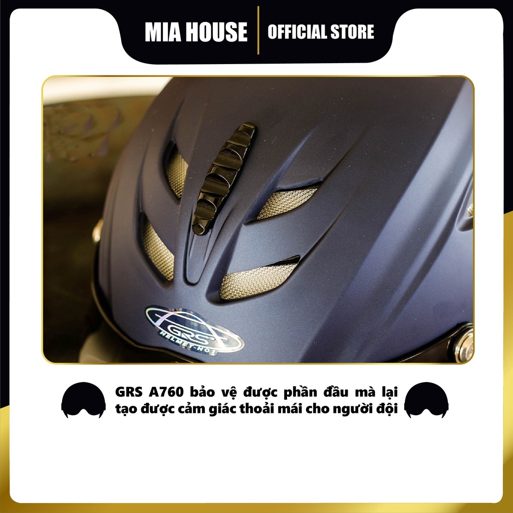 Mũ bảo hiểm lưỡi trai GRS A760