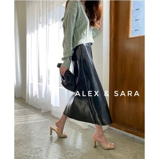 guốc Alex sara mũi vuông