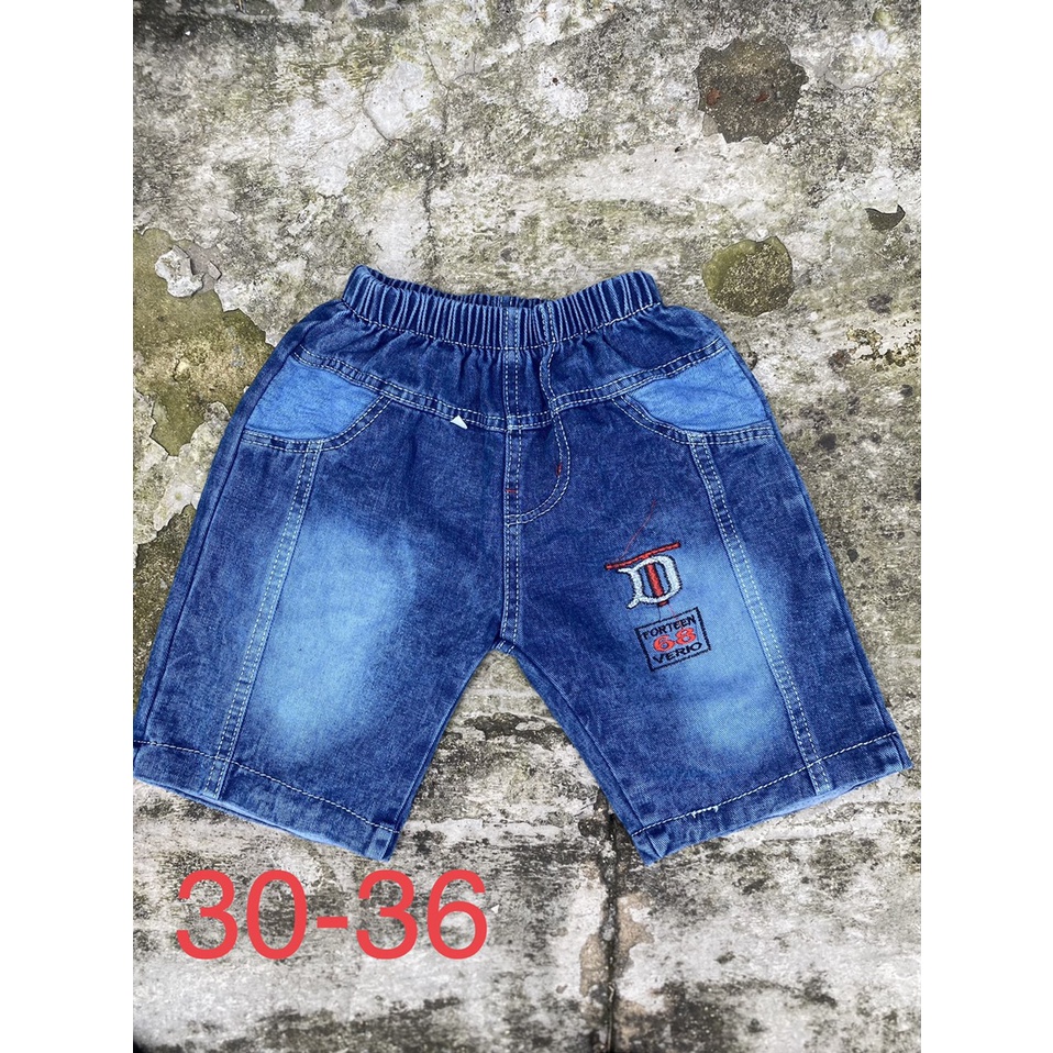Quần Lửng Jean cho bé trai mặc ở nhà 8 tuổi Size 22-32kg. Quần Lửng Jean cho bé trai vải mềm, phong cách , cá tính.