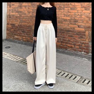 Quần nỉ gân tăm ống suông Ulzzang Style