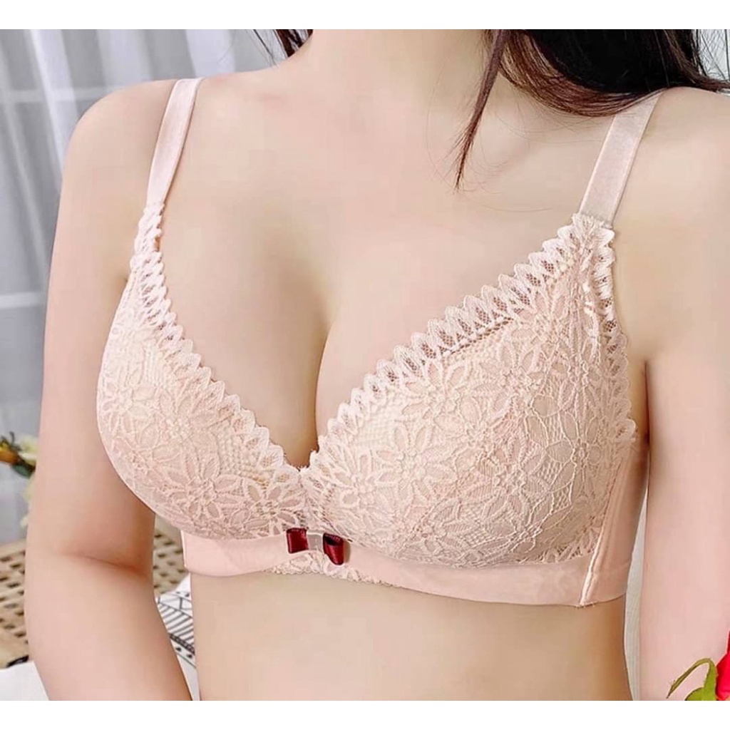 Áo ngực đệm dày, Áo lót ren không gọng Anny T10 Thái Lan. OKNBra