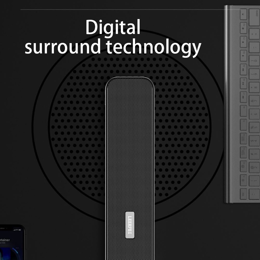 Máy tính ETRONIK E91 Máy tính để bàn Loa Bluetooth đa phương tiện Loa siêu trầm âm thanh nổi Rạp hát tại nhà Dung lượng lớn Pin Hỗ trợ thẻ TF, Kết nối USB