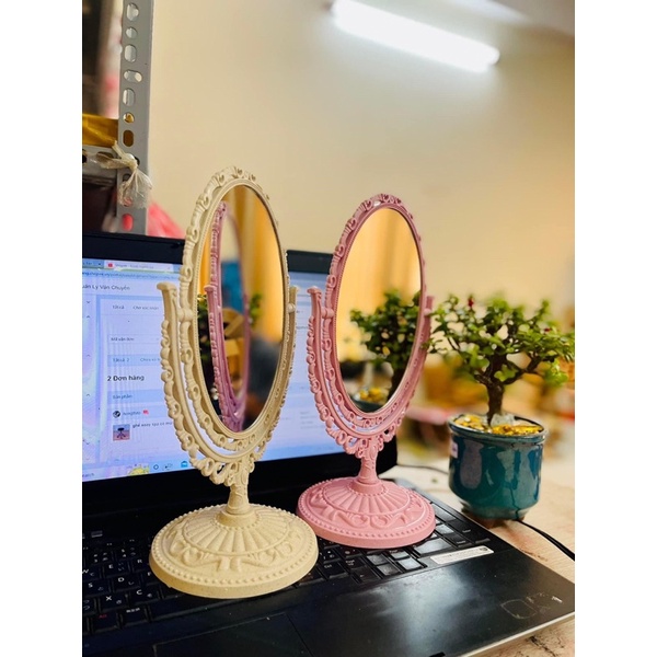 Gương soi để bàn dùng trong spa thẩm mỹ viện hoặc cá nhân
