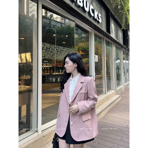 Blazer tuytsi nhật cao cấp C'est la vie