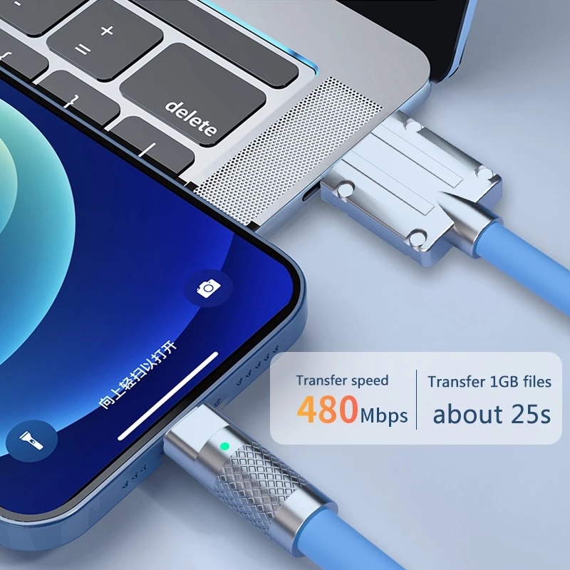 Cáp Sạc Nhanh USB Type C 120W 6A Chuyên Dụng Cho Điện Thoại Android