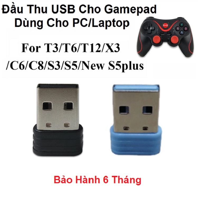 Đầu Bắt Tín Hiệu Cho Tay Cầm Game, X3/T3/V13, USB Thu Tín Hiệu Bluetooth - Cho Tay Cầm Chơi Game - Dùng Cho PC/Laptop