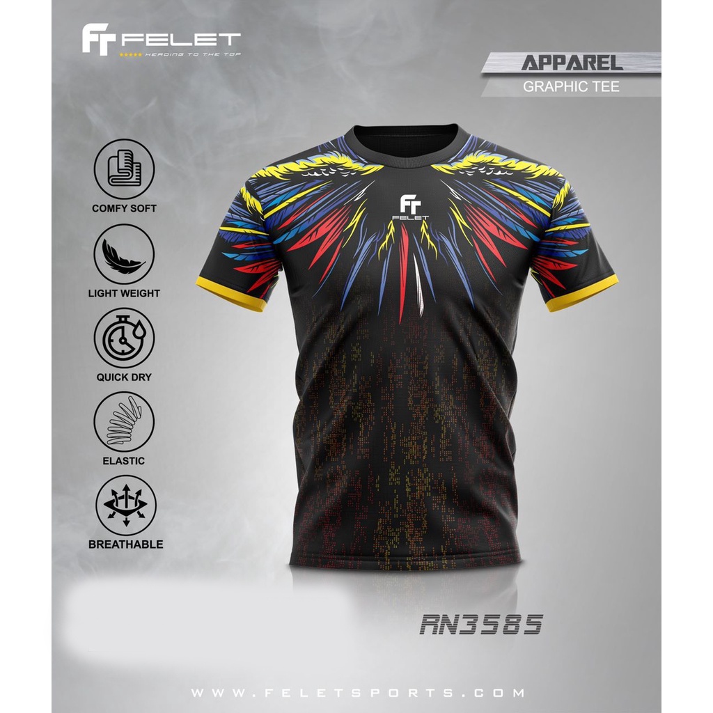 Felet Jersey Cổ Tròn