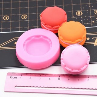 Khuôn silicone hình macaron đất sét