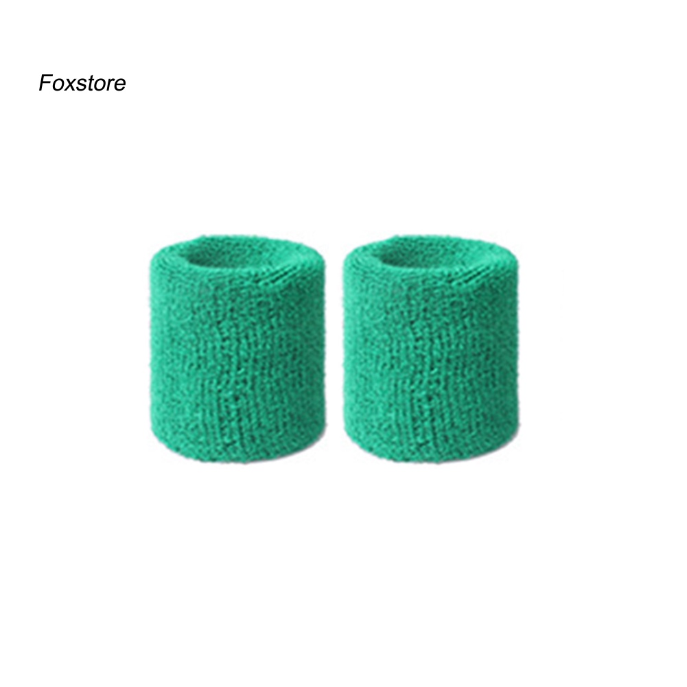 Bộ 2 Khăn Quấn Bảo Vệ Cổ Tay Thấm Hút Mồ Hôi Khi Chơi Thể Thao