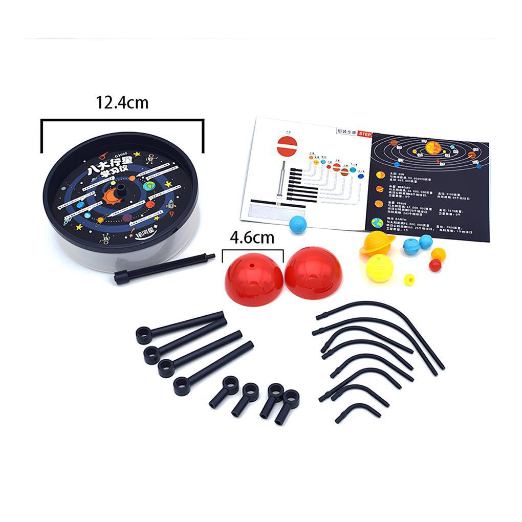 (runbu) Mô Hình Hệ Mặt Trời Tinh Tế Chống Thấm Nước Đồ Chơi Khoa Học Cho Thanh Thiếu Niên