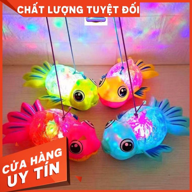Đồ Chơi Cá Chép Vàng Chạy Pin Nhiều Màu Sắc Có Nhạc Sôi Động