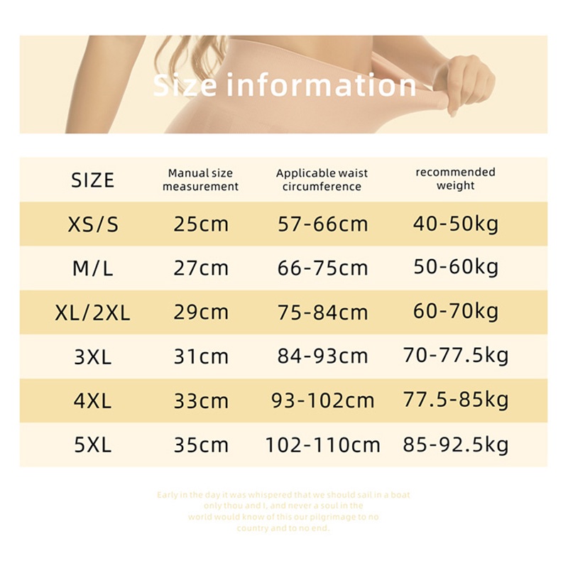 Flarixa Quần Lót Lưng Cao Định Hình Eo Thon Size XS-5XL