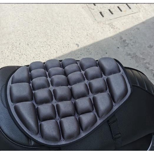 Lót Đệm Yên Xe Máy - Bơm Hơi Đàn Hồi, Ngồi Lâu Thoải Mái