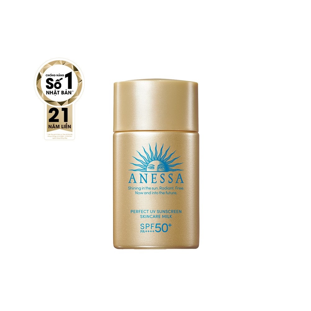 Sữa Chống Nắng Anessa Dưỡng Da Kiềm Dầu Bảo Vệ Hoàn Hảo SPF50+ PA++++ 20/60 ml