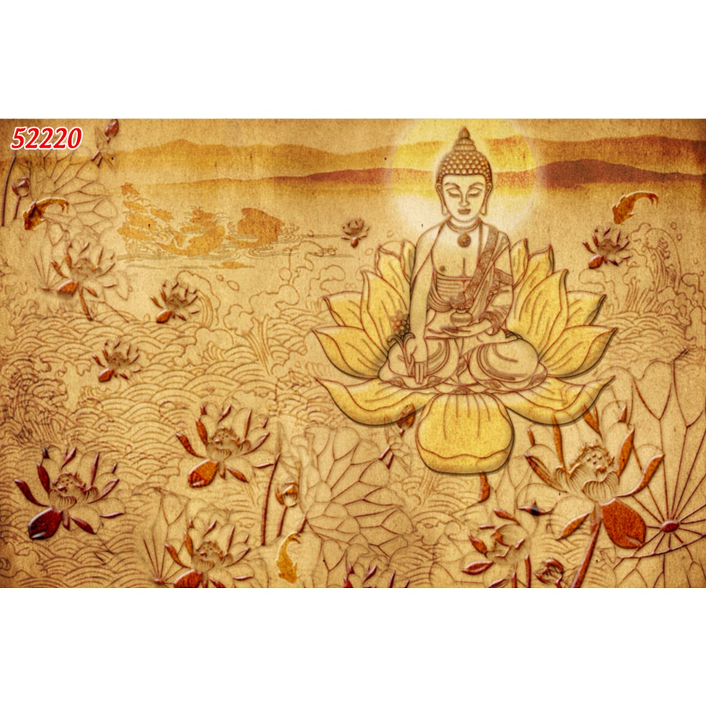 Tranh Trúc Chỉ Dán Phòng Thờ, Bàn Thờ 3D