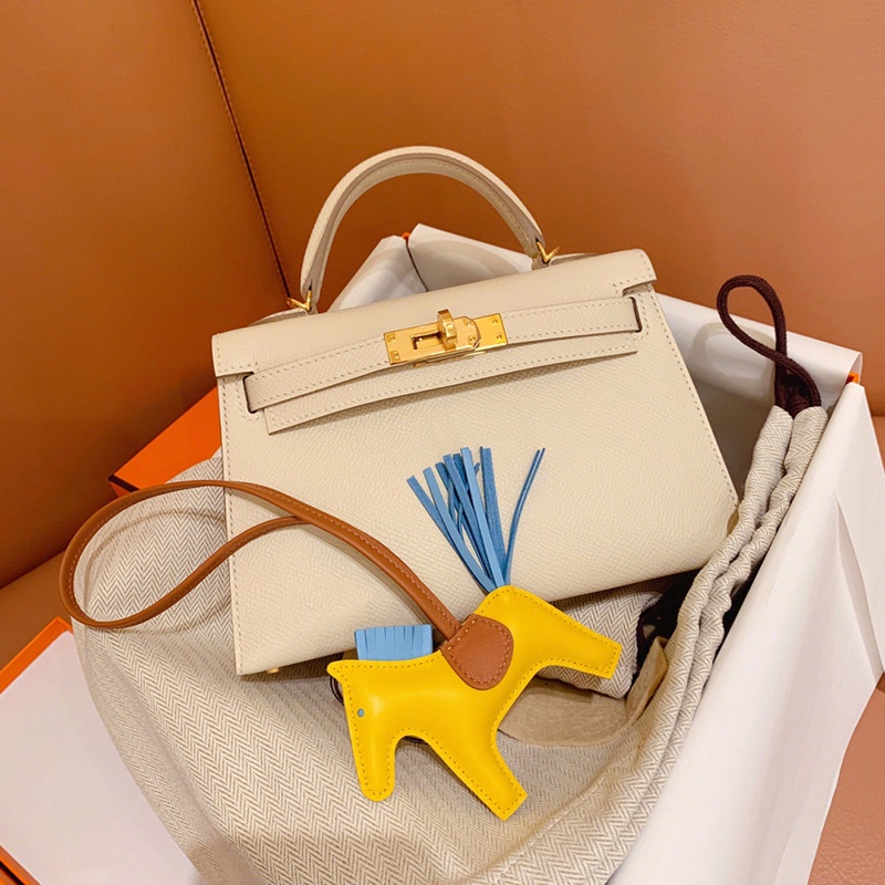 UW8B Hermès 2021 New mini second generation Kelly bag Internet celebrity same mini cowhide epsom handheld shoulder bag