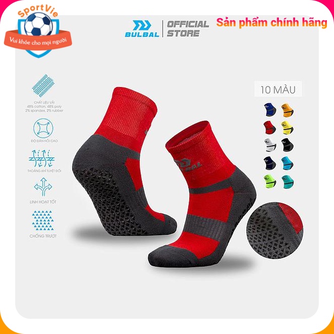 Tất chống trơn BULBAL, Vớ chống trơn BULBAL - chính hãng công nghệ chống trượt tiêu chuẩn, siêu bám, dày, bền đẹp